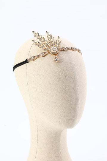 1920-tallet Flapper Golden / Sølv Tilbehør Sett